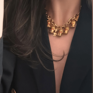 Collar Maneki Dorada