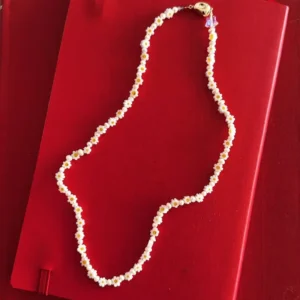 Collar Margaritas con Perlas mini